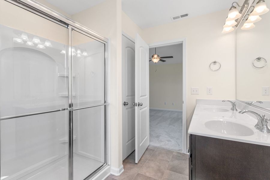 Representative furnished interior of a home built from the Dayton by Keystone Homes NC in The Wilcox, Greensboro (Image 38).