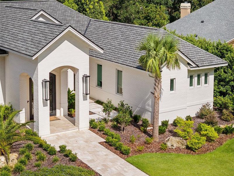 Front exterior of a new home in , Gainesville, FL, highlighting curb appeal (Image 28).