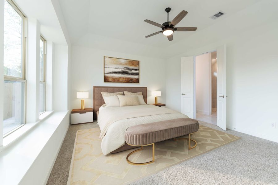 Representative furnished interior of a home built from the Northcliffe by Beazer Homes in Amira: Hilltop Collection, Tomball (Image 8). Representative furnished interior of a home built from the Northcliffe by Beazer Homes in Amira: Hilltop Collection, Tomball (Image 8).