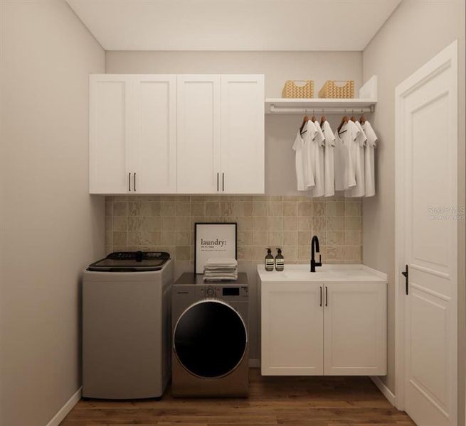 Furnished interior view inside a new home in , North Port (Image 29).