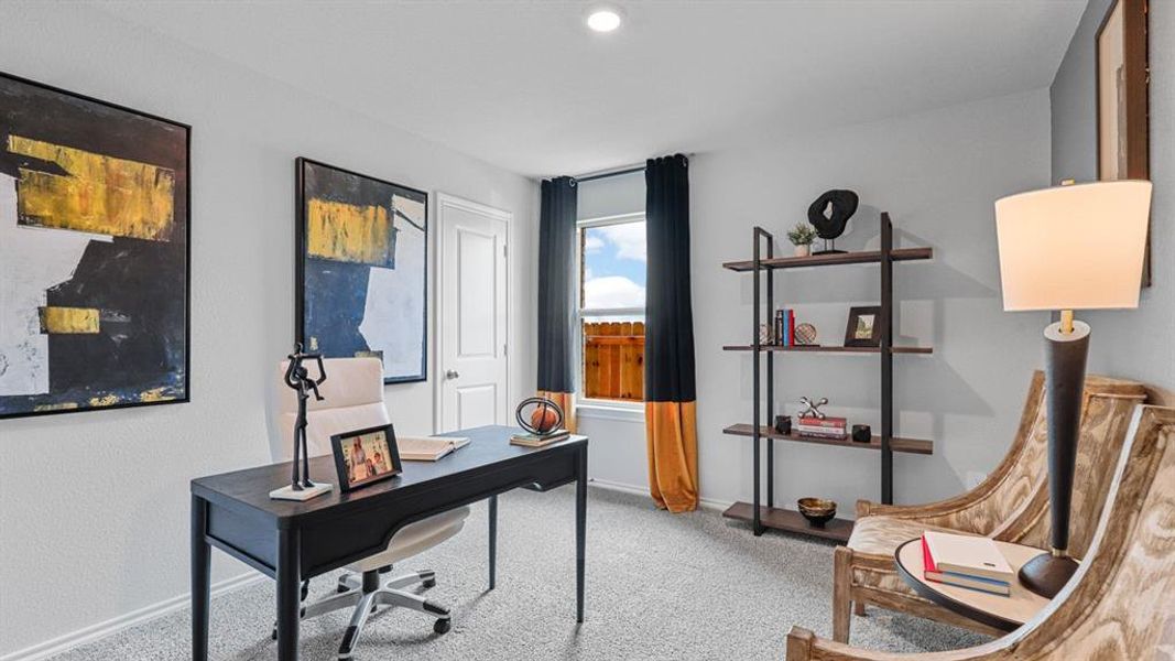 Furnished interior view inside a new home in Rock Creek West, Fort Worth (Image 29).