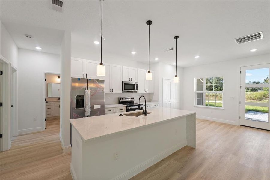 Furnished interior view inside a new home in , Ocala (Image 6). Furnished interior view inside a new home in , Ocala (Image 6).
