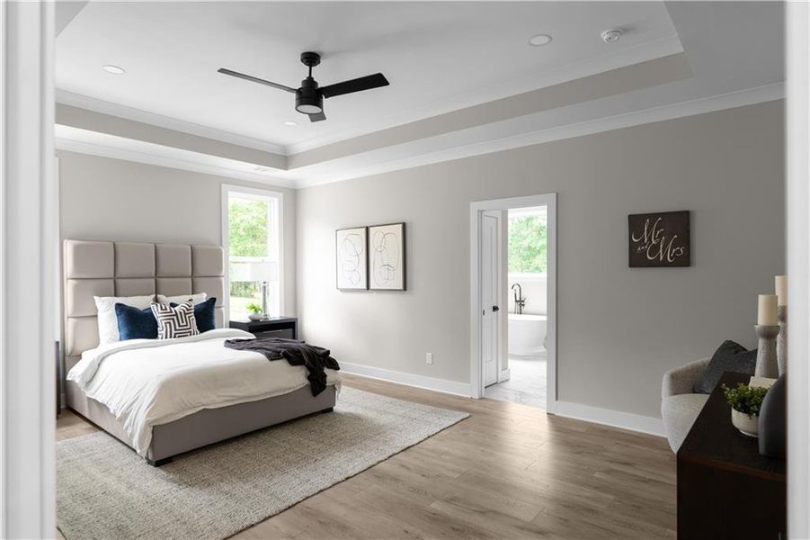 Furnished interior view inside a new home in , Lilburn (Image 6).