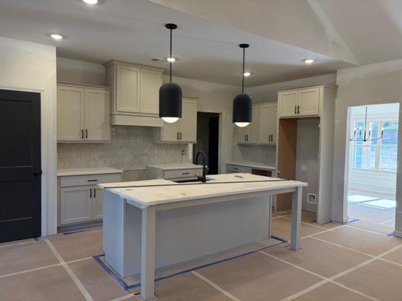 Furnished interior view inside a new home in Blackwelder Bluff, Bowdon (Image 4).