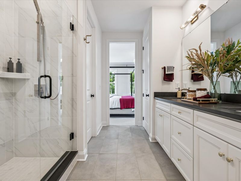 Representative furnished interior of a home built from the Baron by Tri Pointe Homes in Ascend, Charlotte (Image 6).