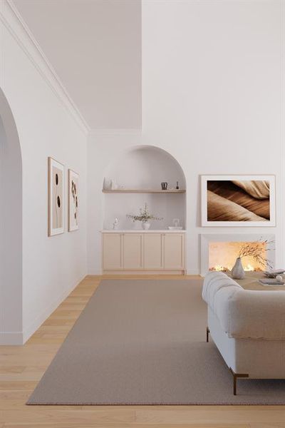 Furnished interior view inside a new home in , Dallas (Image 12). Furnished interior view inside a new home in , Dallas (Image 12).