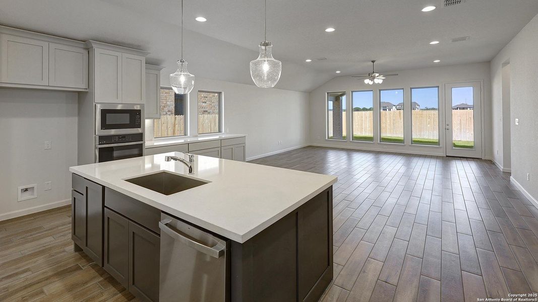 Furnished interior view inside a new home in Haby Hill 50', San Antonio (Image 29).