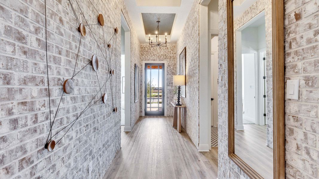 Representative furnished interior of a home built from the Palm by DRB Homes in Oaks at San Gabriel, Georgetown (Image 10).
