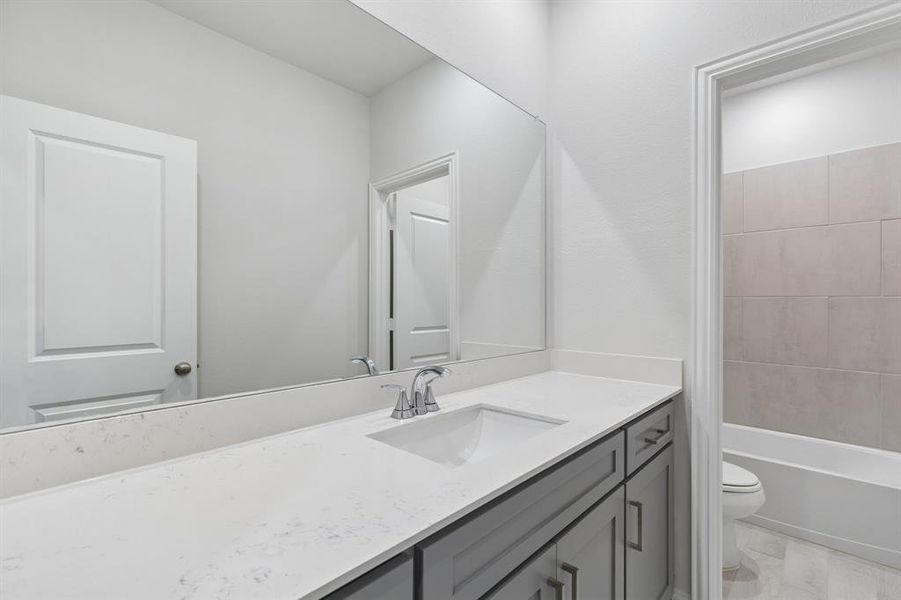 Furnished interior view inside a new home in Sicily, Princeton (Image 4).