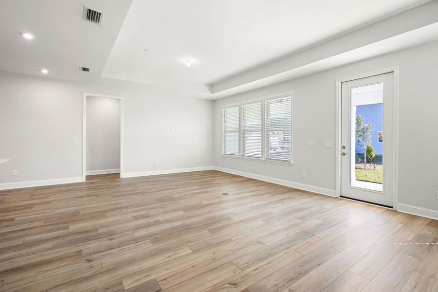 Spacious, unfurnished interior of a new home in Midpoint at New Riverside, Bluffton (Image 22).
