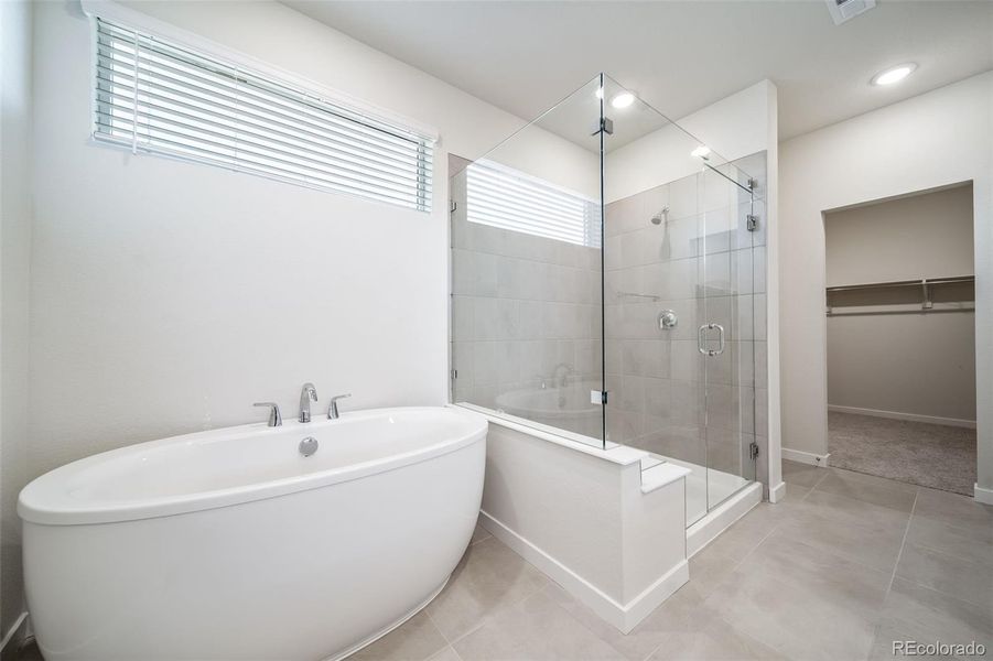 Furnished interior view inside a new home in Floret Collection at Alder Creek, Parker (Image 17).
