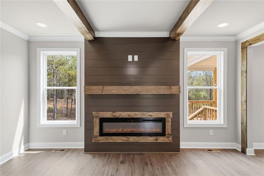 Furnished interior view inside a new home in , Dawsonville (Image 7).