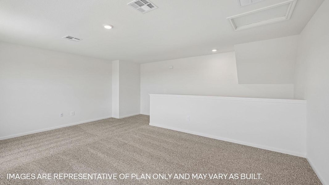 Spacious, unfurnished interior of a new home in Prairie Lakes, Buda (Image 26).