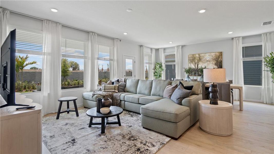 Furnished interior view inside a new home in Wellness Ridge, Clermont (Image 3).