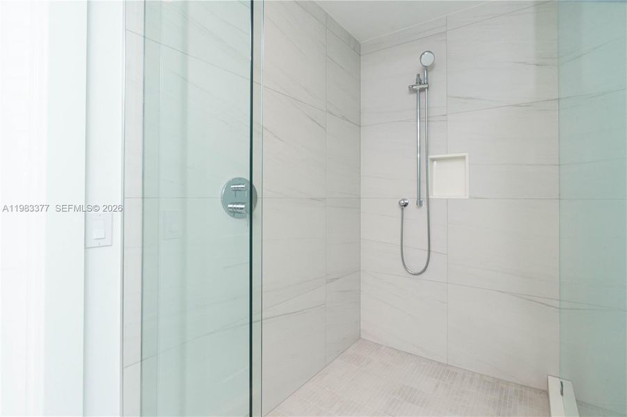 Master bedroom shower