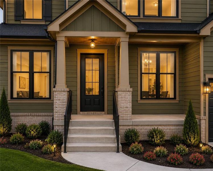 Exterior details and patio area of a home in , McDonough (Image 3).