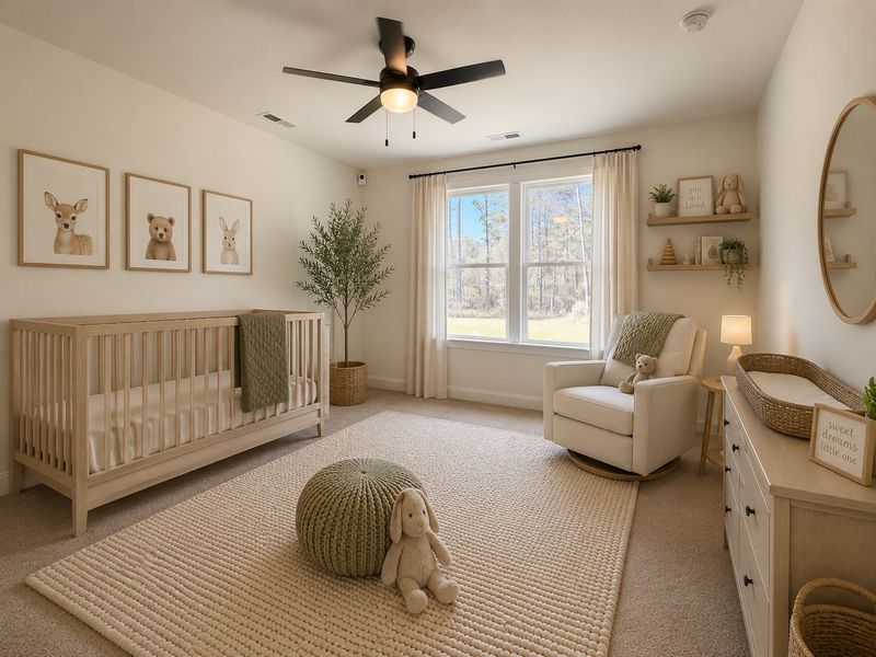 Furnished interior view inside a new home in Country Club Creek, Ayden (Image 10). Furnished interior view inside a new home in Country Club Creek, Ayden (Image 10).