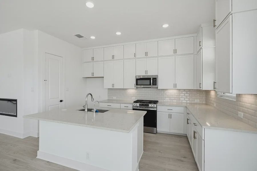 Furnished interior view inside a new home in Prominence Urban, San Antonio (Image 5).