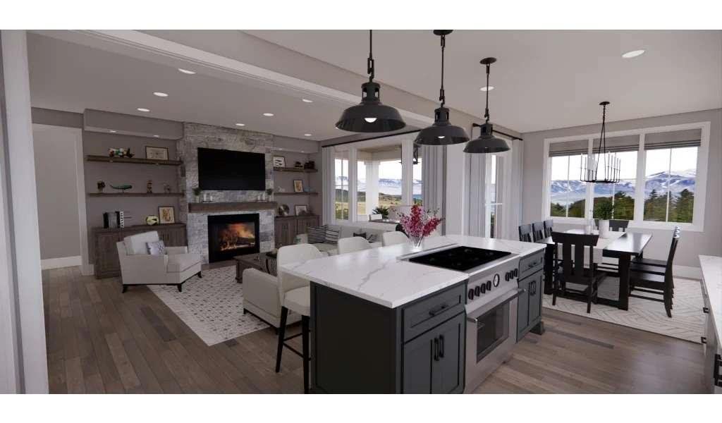 Furnished interior view inside a new home in , Waco (Image 17).