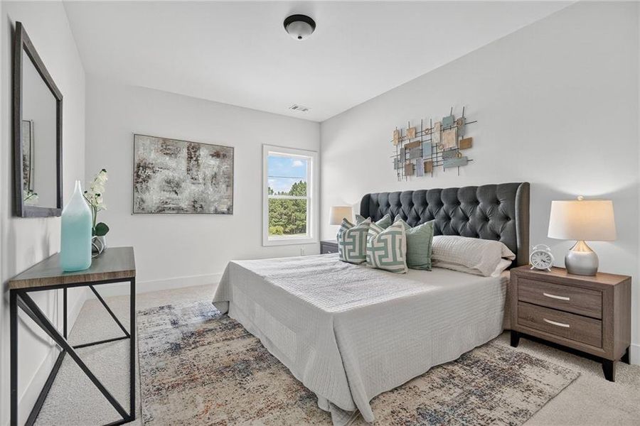 Furnished interior view inside a new home in , Buford (Image 7).