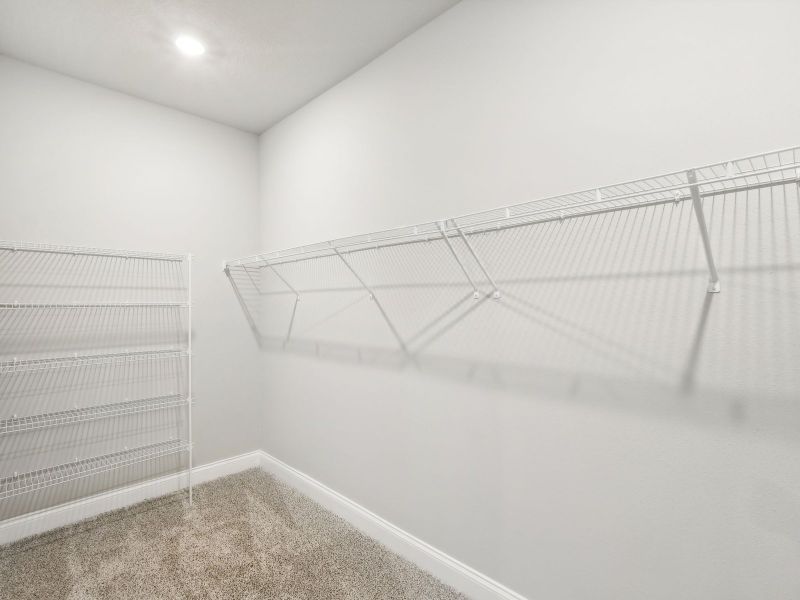 Primary Closet in the Jade floorplan at 6358 Sweetwood Drive