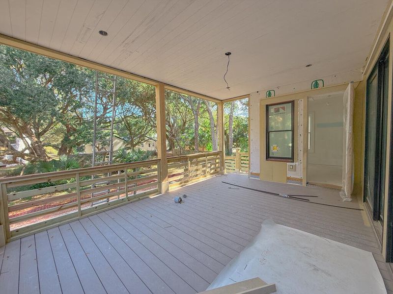 In-progress construction of a new home in , Isle Of Palms, SC (Image 36).