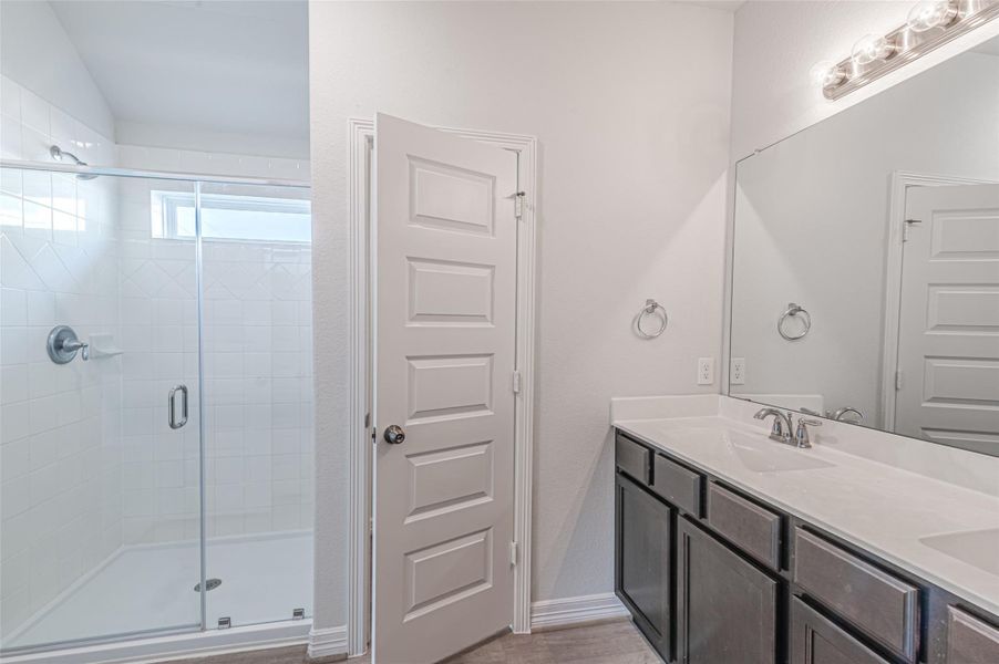 Furnished interior view inside a new home in Marvida, Cypress (Image 13).