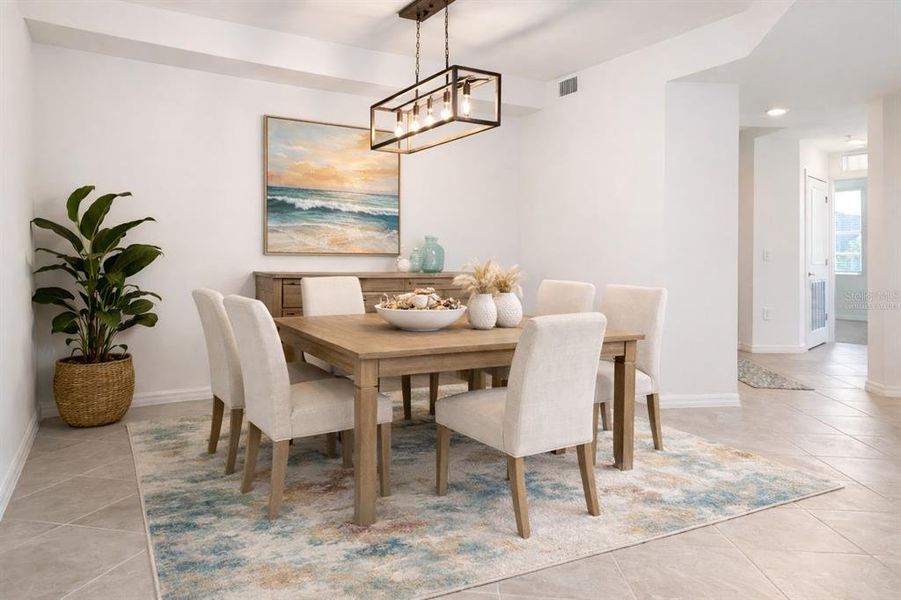 Furnished interior view inside a new home in , Venice (Image 10). Furnished interior view inside a new home in , Venice (Image 10).