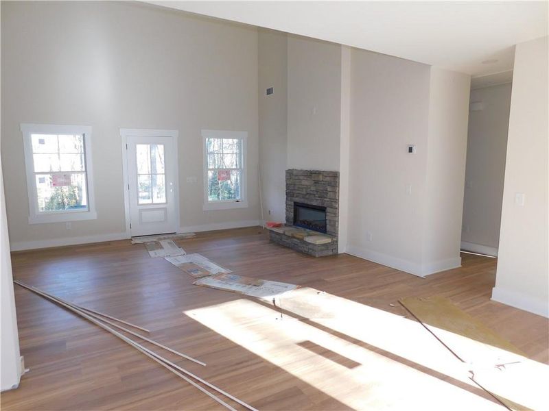 In-progress construction of a new home in , Dahlonega, GA (Image 16).