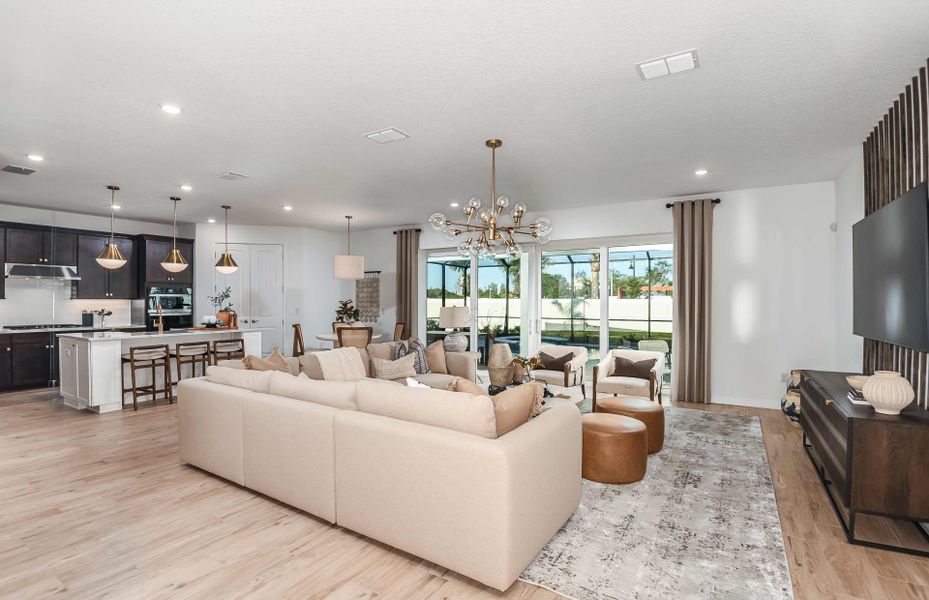 Representative furnished interior of a home built from the Merlot by Pulte Homes in Riverwood, Zephyrhills (Image 7). Representative furnished interior of a home built from the Merlot by Pulte Homes in Riverwood, Zephyrhills (Image 7).