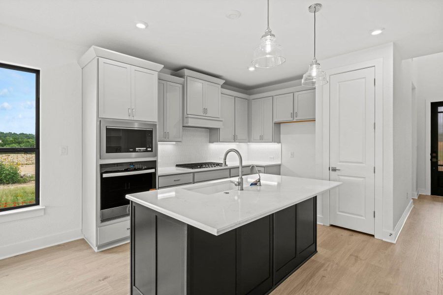 Center Island in Kitchen