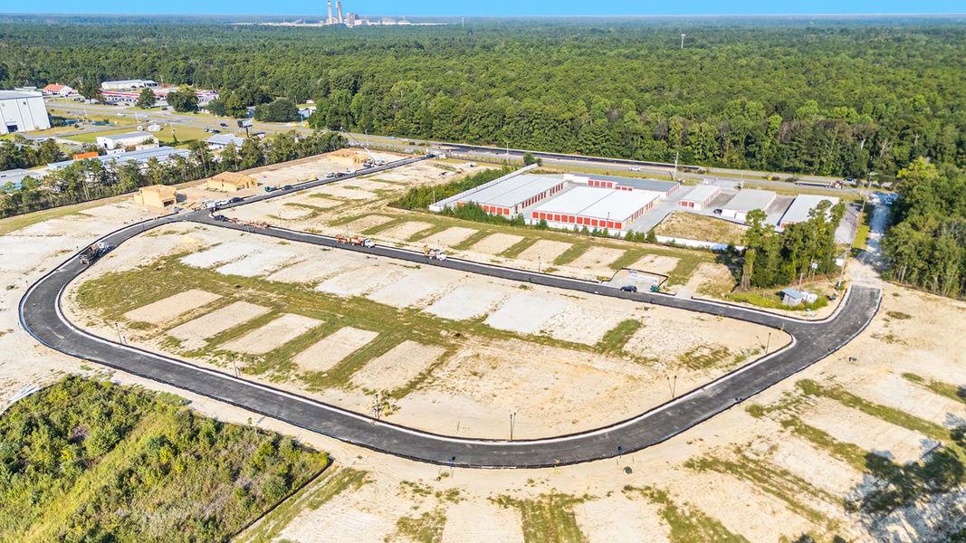 Site preparation for new homesites in South Island Landing, Georgetown (Image 13).