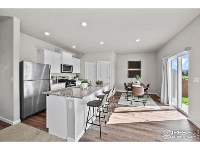 Furnished interior view inside a new home in Hidden Creek, Frederick (Image 3).