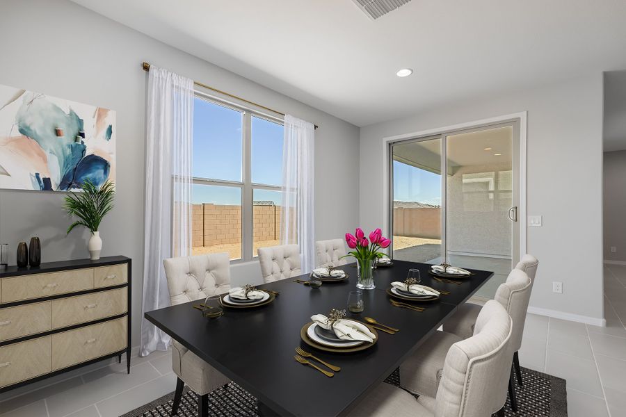 Representative furnished interior of a home built from the Cascade by Taylor Morrison in Artisan at Asante Passage Collection, Surprise (Image 10).