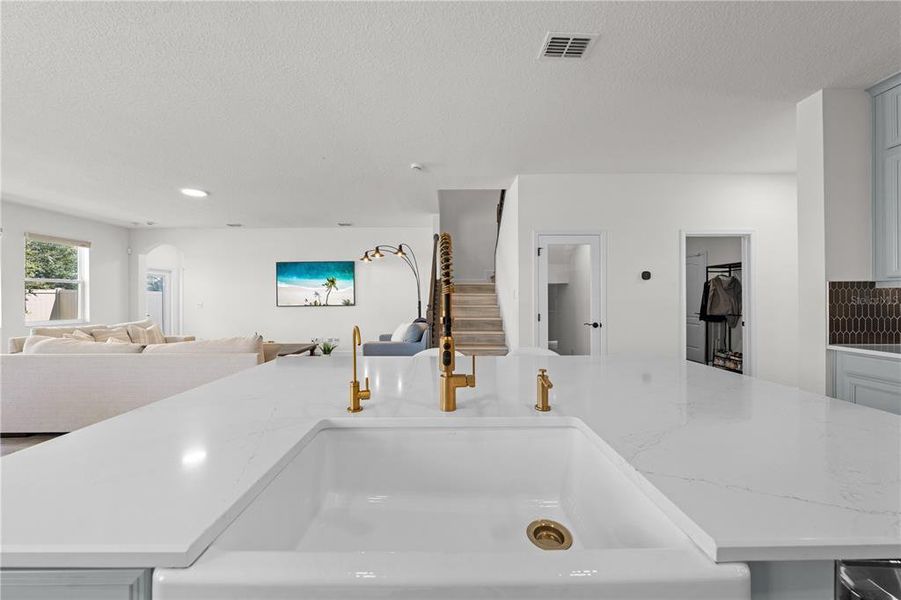 Furnished interior view inside a new home in Eden at Crossprairie, St. Cloud (Image 17).