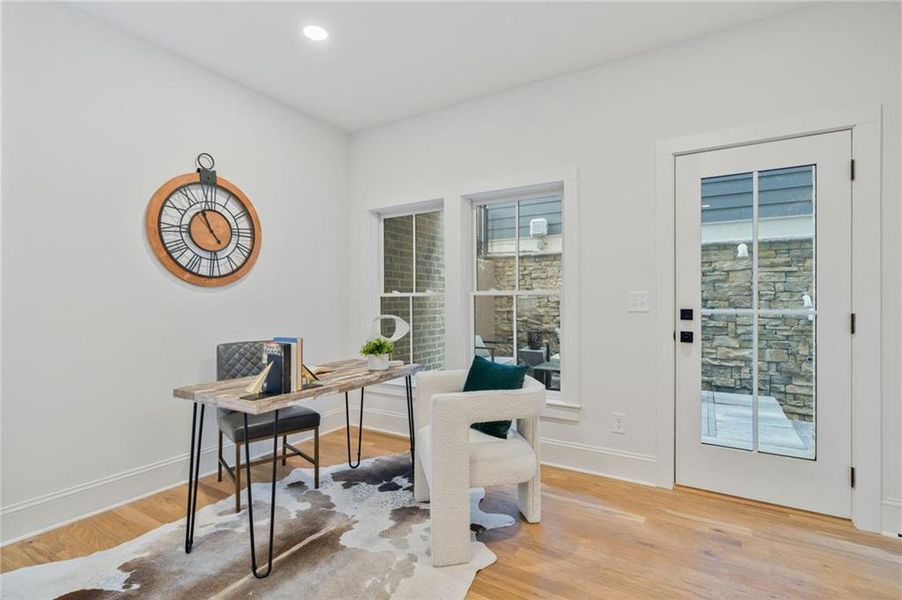 Furnished interior view inside a new home in Pendergrast Farm, Atlanta (Image 45).