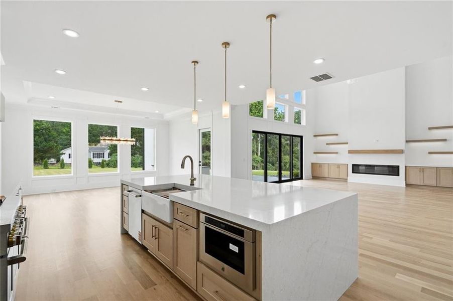 Furnished interior view inside a new home in , Buford (Image 21).