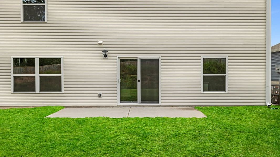 Exterior details and patio area of a home in Harrier Point, Woodruff (Image 22). Exterior details and patio area of a home in Harrier Point, Woodruff (Image 22).