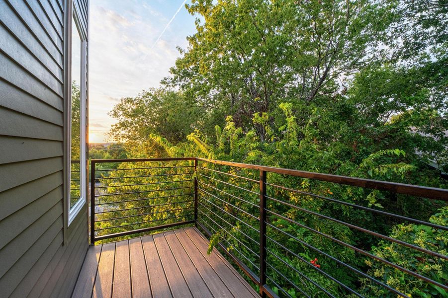 Exterior details and patio area of a home in , Austin (Image 2).