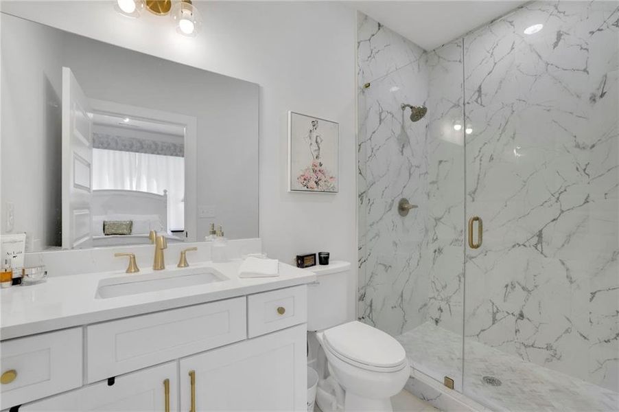 Furnished interior view inside a new home in , Monroe (Image 16).