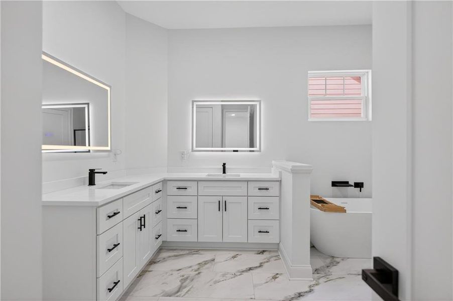 Furnished interior view inside a new home in , Douglasville (Image 12).