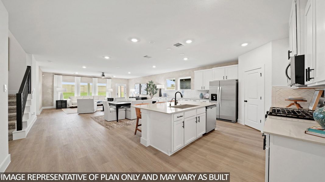 Furnished interior view inside a new home in Sunterra Lakes, Brookshire (Image 6).