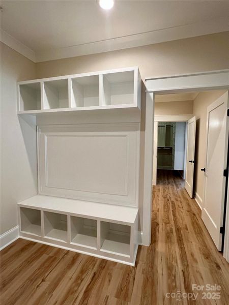 Mudroom - Drop Zone Connected to Laundry Room