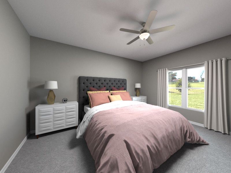 Furnished interior view inside a new home in Colony at Cole Springs - Arbor Collection, Buda (Image 6).