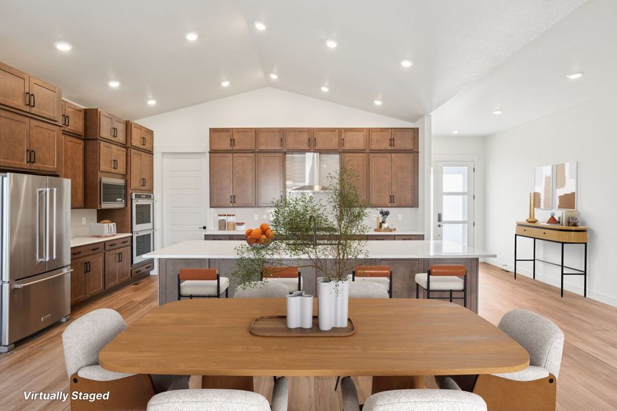 Furnished interior view inside a new home in Villa Collection, Fort Collins (Image 4).