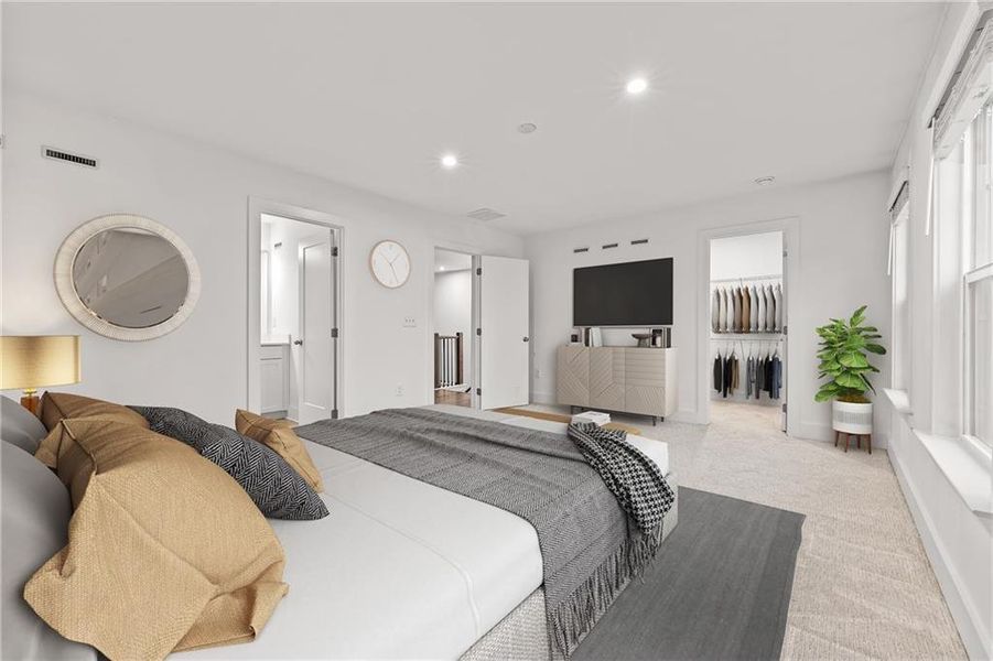 Furnished interior view inside a new home in Avondale Park: Townes, Avondale Estates (Image 12).