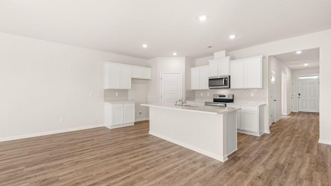 Furnished interior view inside a new home in The Preserve at Agricultural Village, Perry (Image 4).