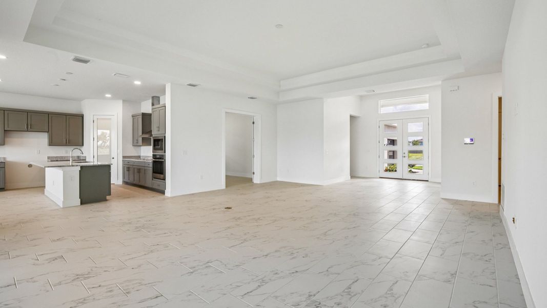 Furnished interior view inside a new home in Biscayne Landing at Seaire, Parrish (Image 27).