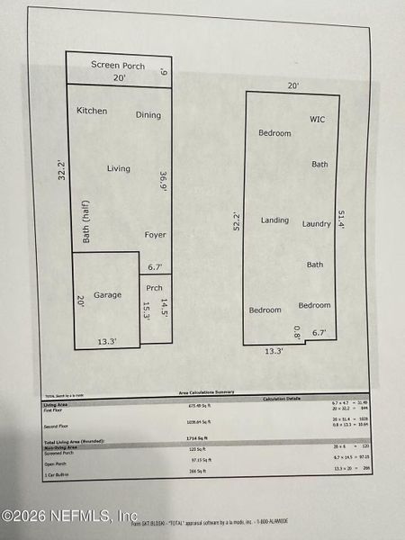 2D floor plan layout of this home in , Jacksonville, FL (Image 2). 2D floor plan layout of this home in , Jacksonville, FL (Image 2).