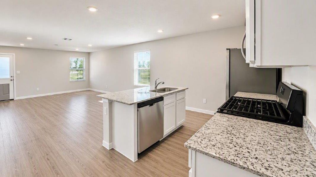 Furnished interior view inside a new home in Kokomo, Rockport (Image 5).